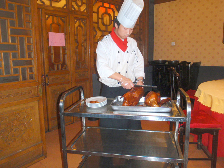Peking Duck in Old Peking.